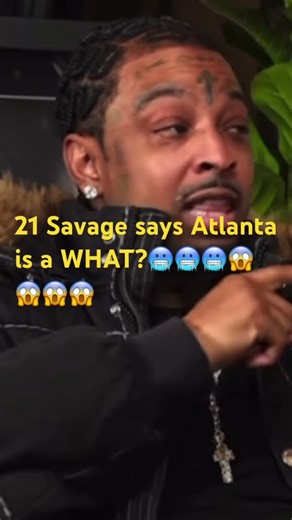 #21savage says #atlanta is a WHAT? Crazy interview with #bigbank