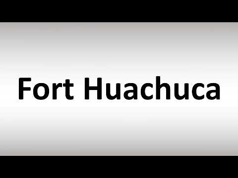 How to Pronounce Fort Huachuca