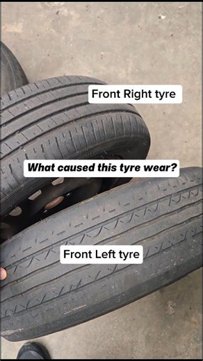 Bad Wheel Alignment Destroys Tyres #tyres #tyreshop #automotive #mechanic #cars | NONO MAGS N TYRES