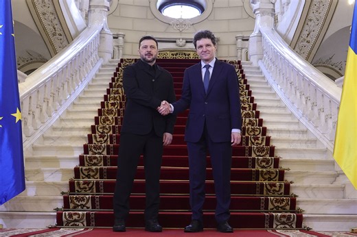 VIDEO Parteneriat strategic România-Ucraina, parafat azi la București de Nicușor Dan și Volodimir Zelenski. Anunțul celor doi președinți - HotNews.ro