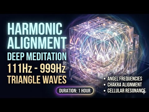 111Hz - 999Hz Pure Triangle Waves | Harmonic Alignment & Deep Meditation | Angel Frequencies