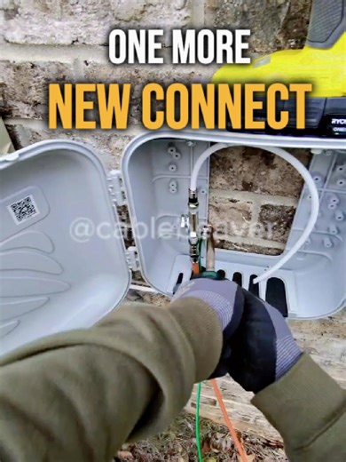 Saturday Internet Install ⚡ #pov #tech #work #installation