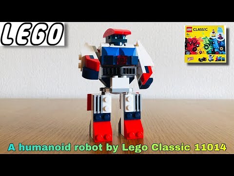 Lego Classic 11014 assembling to a humanoid robot #171