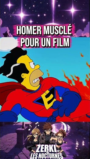 Homer musclé pour un film | Les Simpson VF #simpsons #simpson #homer #marge
