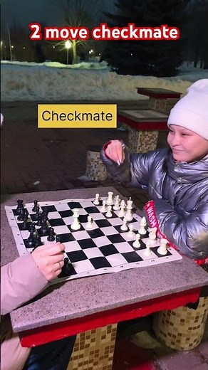 How to win in 2 move? 2 move checkmate #chess #checkmate