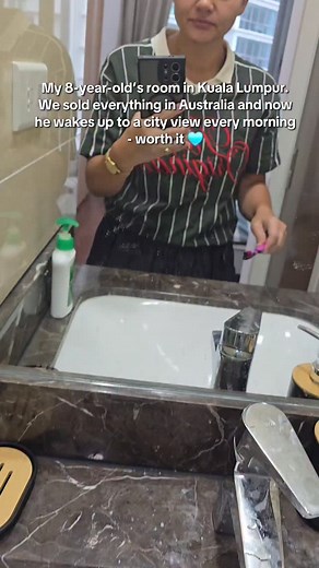 10K views · 11 reactions | Nyjah’s new setup in KL - his own ensuite, space, and a view of the city. From Perth to Kuala Lumpur, this still feels surreal. ✨️ #MoveToMalaysia #ExpatLifeMalaysia #FamilyAbroad #MalaysiaExpat #malaysiaapartment | Raye - Expat Life Malaysia | Facebook