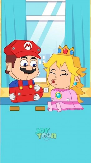 Princess Peach is Angry at Mario #memeanimation #funnycartoon #supermario