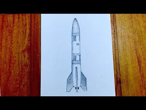 How to draw a rocket very easy for beginners rocket easy very sketch draw session