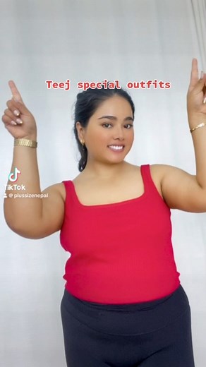 3.3K views · 50 reactions | “Get ready to celebrate Teej in style with our special outfits! ✨ #TeejSpecial #FestiveFashion #EthnicWear #TraditionalChic #CelebrationReady #TeejOutfits #FashionForFestivals” #plussizenepal #9802336378 #9802336329 #foryoupage❤️❤️ #foryoupageofficiall #shopnow✨ #CozyFashion #teejfashion #comfy #stylish #FashionForward #fypシ゚viral #foryoupageofficiall❤️❤️tiktok | Plus Size Nepal | Facebook