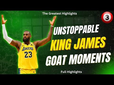 LeBron James GREATEST Plays Ever 🐐 | NBA GOAT Highlights