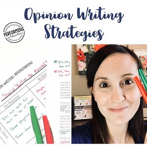 Opinion Writing Strategies FREE Introduction (Brainstorming)