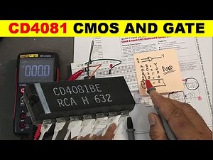 {803} CD4081 Two Input AND Gate. Datasheet Explained and Testing