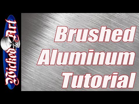 Airbrush Tutorial: Brushed Aluminum