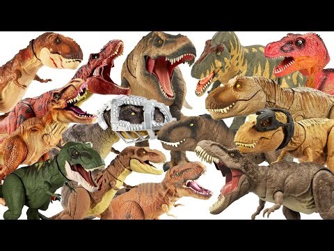 Toàn bộ khủng long bạo chúa ăn thịt tấn công nhiều kiểu dáng màu sắc cách chơi chiến đấu Full 8 Tập