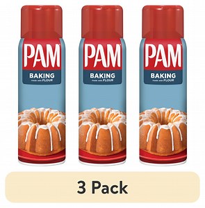 (3 pack) PAM Non-Stick Baking Spray, 5 oz.