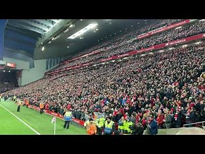 Livepool Fans Singing Mohamed Salah Song In Anfield Vs Manchester city