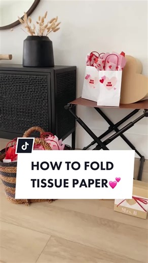 Creative Tissue Paper Folding Tutorial for Valentine's Day