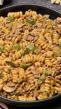 Philly Cheesesteak Pasta