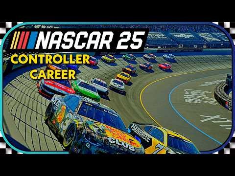 🟩Can i be competitive in a Nascar 25 Career mode on controller