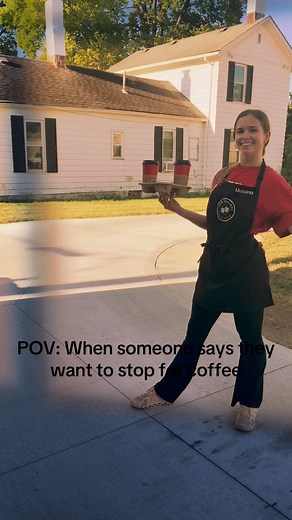 1.4K views · 60 reactions | We’re ALWAYS down to stop for coffee ☕️ #coffeeshop #coffee #newgrounds #barista #stopforcoffeeanyway | The Daily Buzz - West Jefferson | Facebook