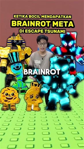 Ketika Bocil Mendapatkan Brainrot Infinity Escape Tsunami 🤣