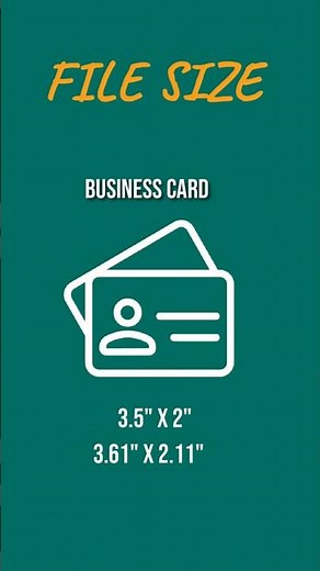 Standard Design Sizes Explained! | Business Card, Brochure, Flyer, Envelope & Letterhead #logo