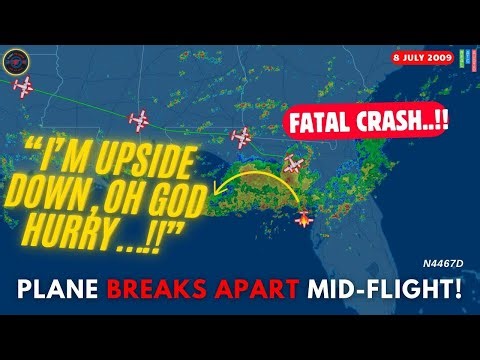 Twin Cessna inflight break up due to severe turbulence! fatality-5 #atc