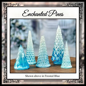 1:12 Scale Dollhouse / Miniature Set of Five Enchanted Pines Christmas Trees - Etsy