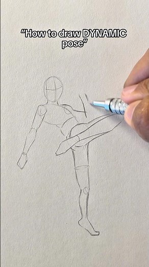 How to draw DYNAMIC pose