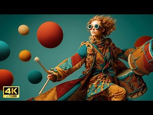 Dancing Through Life's Colors | Surreal Music & Art