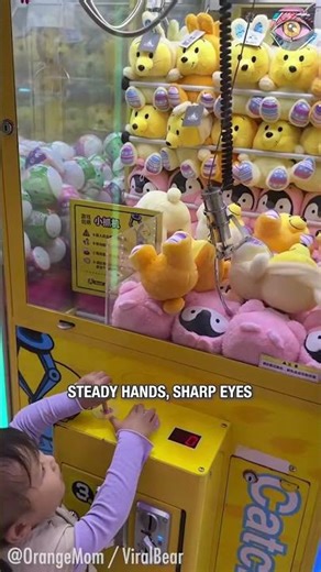 The TINIEST Claw Machine Win! 😱🕹️