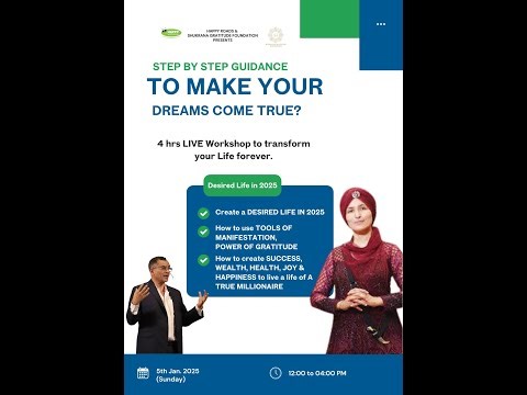 MILLIONAIRE MINDSET 🧠 - SHUKRANA MILLIONAIRE CLUB 💵 program with Aashmeen mam & Rajan sir