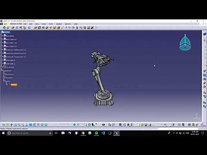 6-axis robotic arm design in Catia V5