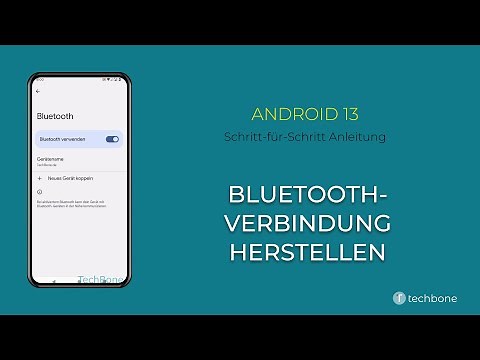 Bluetooth-Verbindung herstellen [Android 13]