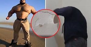 VIDEO On je iranski Hulk od 180 kila. Razbija zid golim rukama!