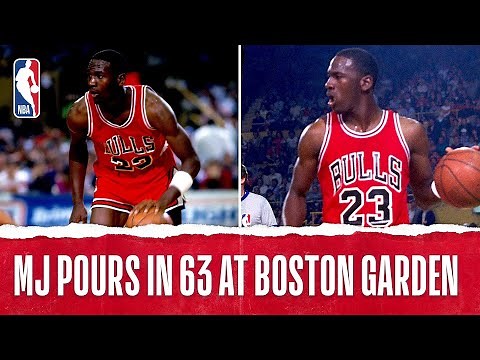 MJ Pours In 63 At Boston Garden | The Jordan Vault