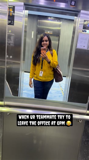 Ar.shaliya Mary on Instagram: "Plot twist : Manager alert 🔫😂 Share with your friends….😅 . #instagood #instareel #office #fun #sadness"