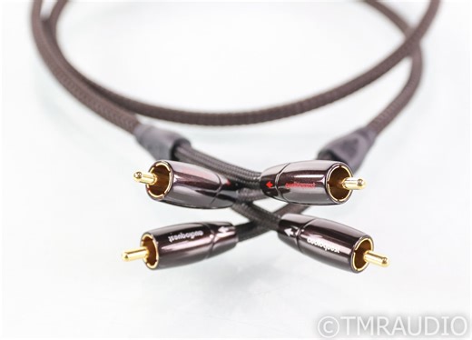 AudioQuest Big Sur RCA Cables; 1m Pair Unbalanced Interconnects