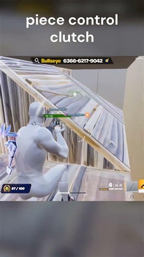 Fortnite piece control clutch! #fortnite #gaming