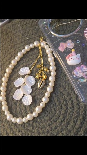 DIY Trendy Pearl Phone Chain | Elegant Handmade iPhone/Android Accessory