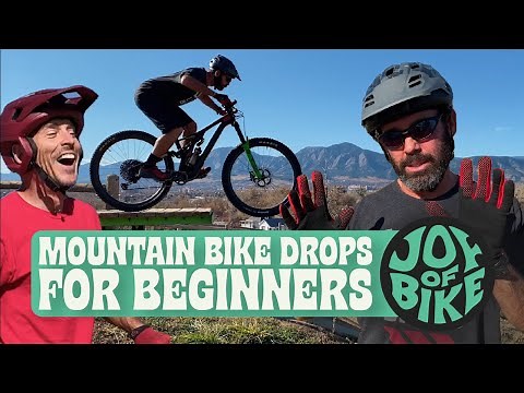 MOUNTAIN BIKE DROPS FOR BEGINNERS. DON'T MANUAL OFF DROPS!