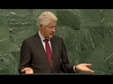 Bill Clinton At UN Model United Nations - Full Speech