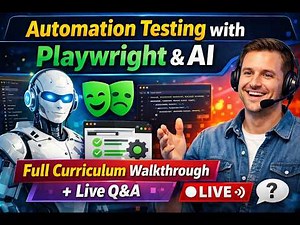 Automation Testing with Playwright & AI | Full Curriculum Walkthrough + Live Q&A