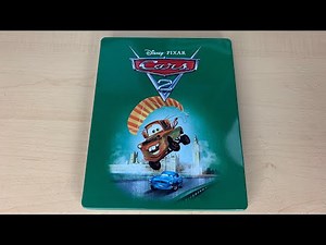 Cars 2 - Best Buy Exclusive 4K Ultra HD Blu-ray SteelBook Unboxing