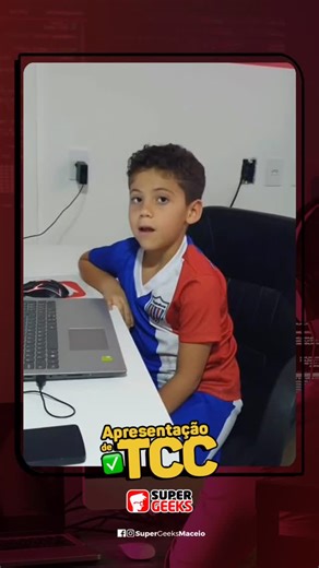 Léo Mello está indo para o LEVEL 1 e mandou super bem na apresentação de seu projeto do TCC!! Parabéns por toda dedicação e excelência. 🖥️👾🤖😁⠀⠀ 🚀 Léo é um grande exemplo de Geek que vai fazer sucesso no mercado tecnológico! E você, também quer seguir essa trilha conosco? É só chamar em nosso WhatsApp, link em nossa BIO @supergeeksmaceio | SuperGeeks Maceió
