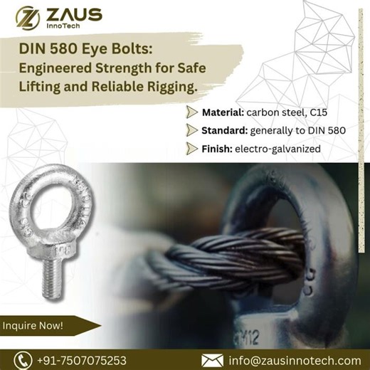 DIN 580 Eye Bolts