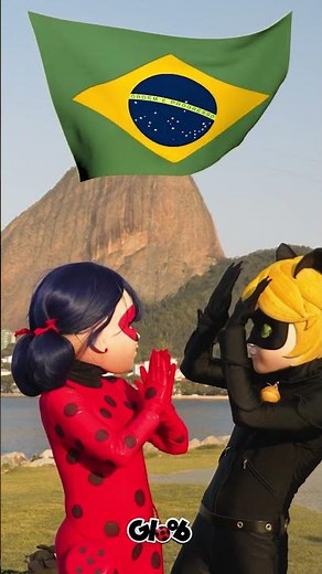 ISSO AQUI É O BRASIL! O MIRACULOUS DAY COMEÇOU | MIRACULOUS | Mundo Gloob #Shorts