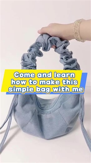 Come and learn how to make this simple bag with me#diysewingpattern #sewingforbeginners #happysewing