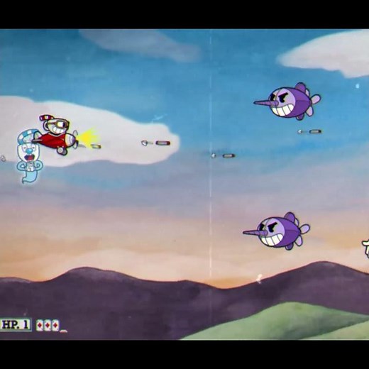 Epic Sky Battle: Cuphead Takes on Hilda Berg!