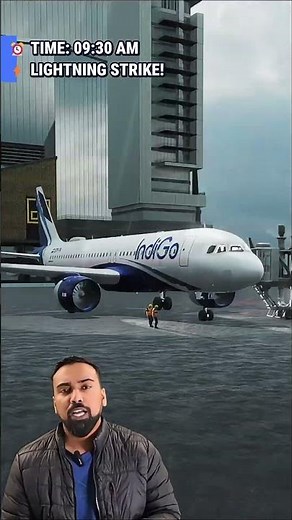 When Lightning Hit This Plane, These 3 Men Were In The Worst Spot Possible! 😱 #flight #safety